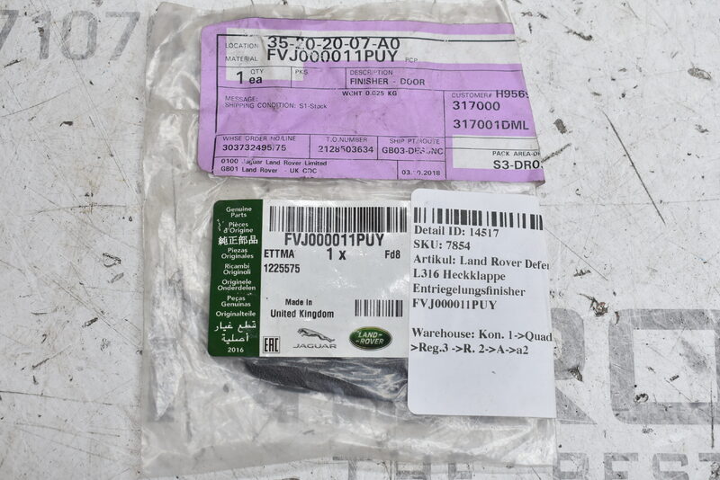 Land Rover Defender L316 Heckklappe Entriegelungsfinisher FVJ000011PUY Bild 3