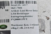 Land Rover Defender L316 Heckklappe Entriegelungsfinisher FVJ000011PUY Bild 4