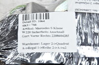 Mercedes S Klasse W220 Sicherheits Anschnall Gurt Vorne Rechts 2208604285 Bild 3