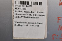 Mercedes E Klasse Limousine W212 Tür Hinten Links 775 iridiumsilber Bild 6