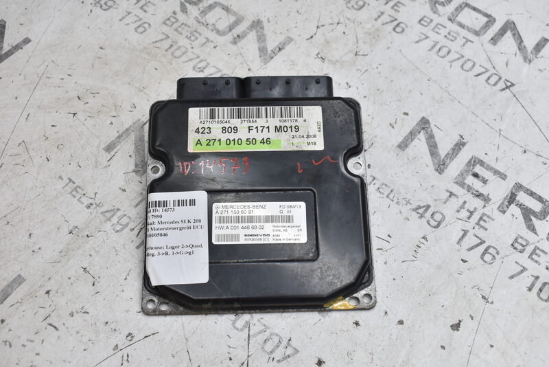 Mercedes SLK 200 R171 Motorsteuergerät ECU A2710105046