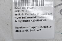 Mercedes C Klasse 220 W204  Differential Hinten Achsgetriebe A2043508308 Bild 5