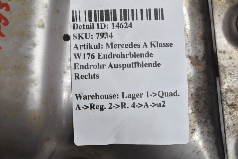 Mercedes A Klasse W176 Endrohrblende Endrohr Auspuffblende Rechts Bild 4