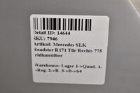 Mercedes SLK Roadster R171  Tür Rechts 775 iridiumsilber Bild 5