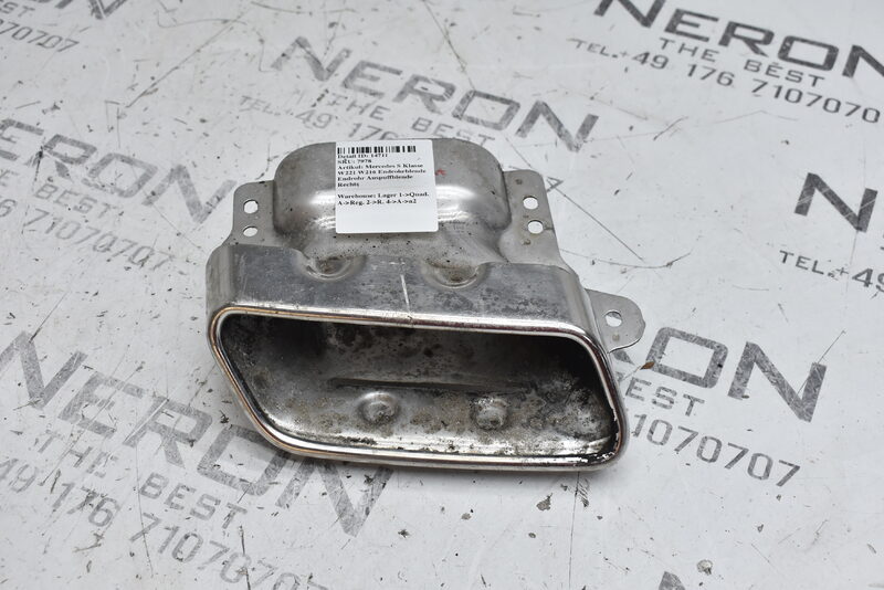 Mercedes S Klasse  W221 W216 Endrohrblende Endrohr Auspuffblende Rechts Bild 2