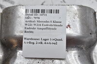 Mercedes S Klasse  W221 W216 Endrohrblende Endrohr Auspuffblende Rechts Bild 4
