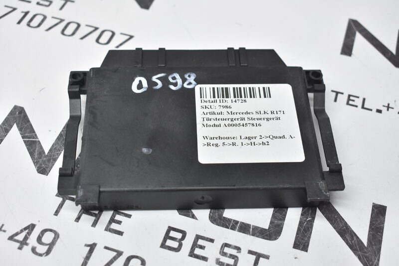 Mercedes SLK R171 Automatik Getriebe Steuergerät A0005457816 Bild 3