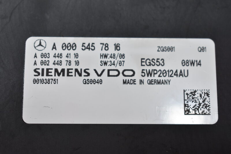 Mercedes SLK R171 Automatik Getriebe Steuergerät A0005457816 Bild 5