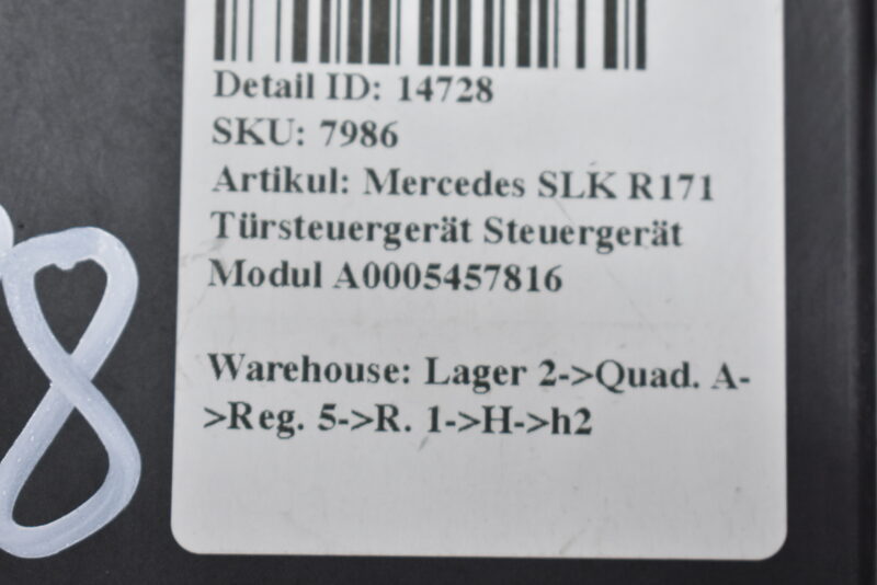 Mercedes SLK R171 Automatik Getriebe Steuergerät A0005457816 Bild 6
