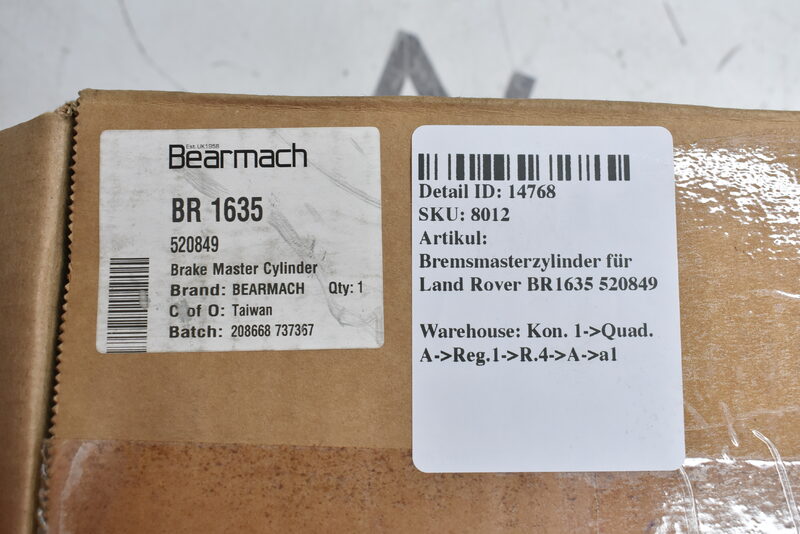 Haupt Bremsmasterzylinder für Land Rover BR1635 520849 Bild 4