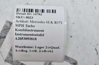 Mercedes SLK R171 MPH Tacho Kombiinstrument Instrumententafel A1715403747 Bild 5