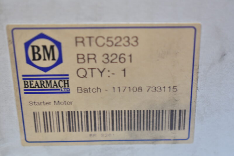 Anlasser Bearmach Starter für Land Rover GPS6080 RTC 5233 PRC 6613N Bild 4