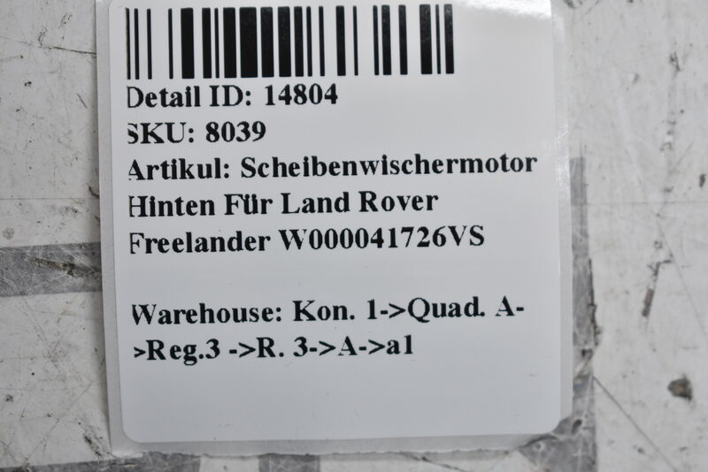 Scheiben Heck Wischermotor Hinten Für Land Rover Freelander  W000041726VS Bild 5