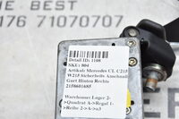 Mercedes CL C215 W215 Sicherheits Anschnall Gurt Hinten Rechts 2158601685 Bild 3