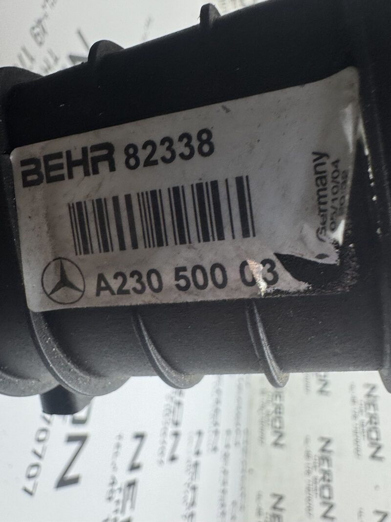 Mercedes SL 500 R230 W215 Kühler Paket Wasser Öl Klima Lüfter A2305000303 Bild 3