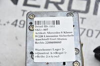 Mercedes S Klasse W220  Limo Sicherheits Anschnall Gurt Hinten Rechts 2208608085 Bild 3
