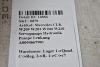 Mercedes CLK W209 W203 W204 W210 Servopumpe Hydraulik Pumpe Lenkung A0044667901 Bild 6