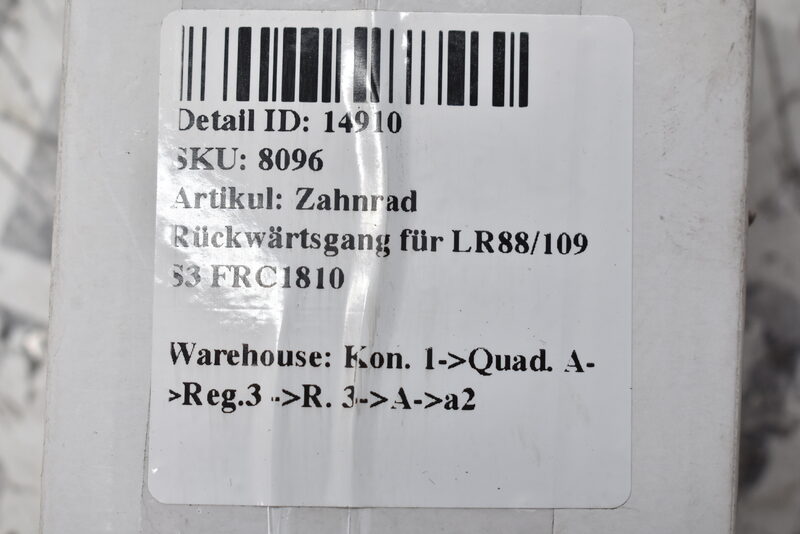 Zahnrad Rückwärtsgang für LR88/109 S3 FRC1810 Bild 4