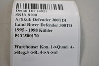 Defender 300TDI Land Rover Defender 300TD 1995 - 1998 Kühler PCC500170 Bild 8