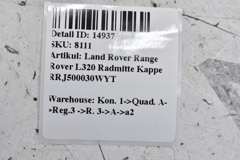 Land Rover Range Rover L320 Radmitte Kappe RRJ500030WYT Bild 4