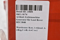Lichtmaschine Generator für Land Rover RTC3840 Bild 5