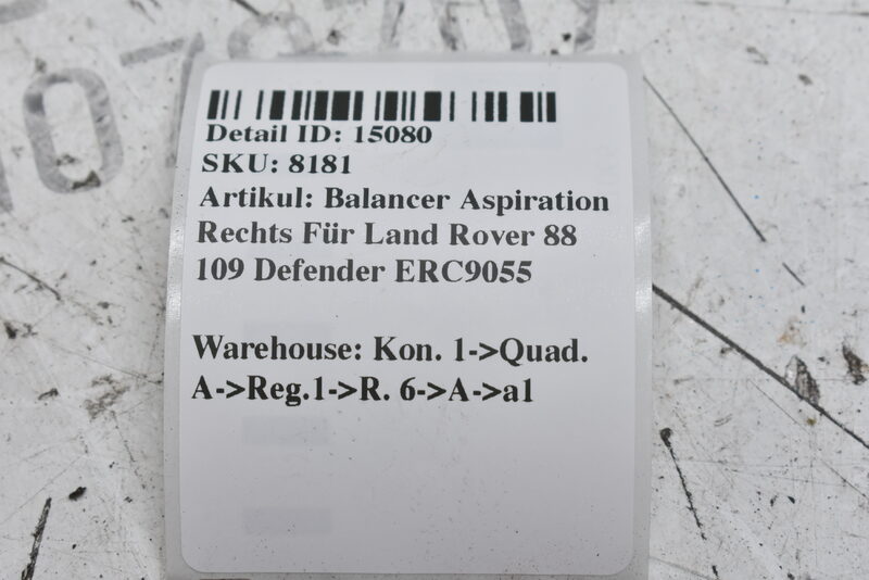 Balancer Aspiration Rechts Für Land Rover 88 109 Defender ERC9055 Bild 6