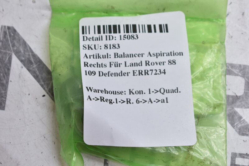 Balancer Aspiration Rechts Für Land Rover 88 109 Defender ERR7234 Bild 5