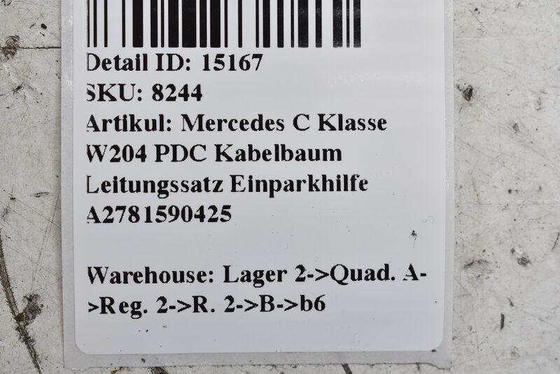Mercedes W221 W222 X166 C218 Motor Kabelbaum  A2781590425 Bild 5