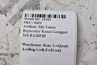 Tür Unten Reparatur Kanal Geeignet Teil BA2053D Bild 5