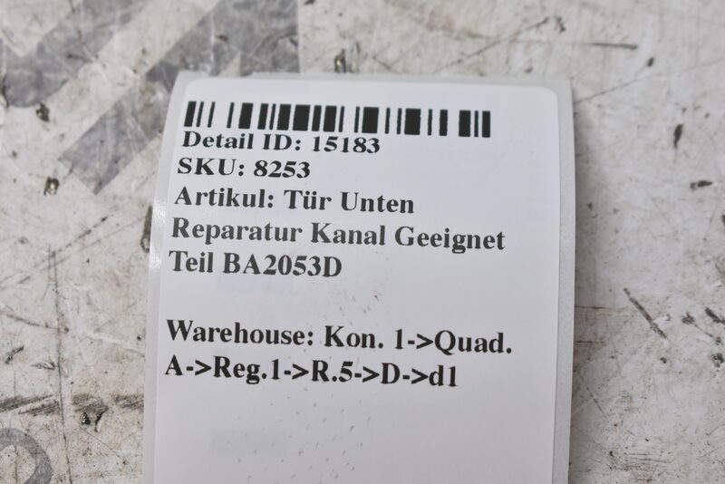 Tür Unten Reparatur Kanal Geeignet Teil BA2053D Bild 5