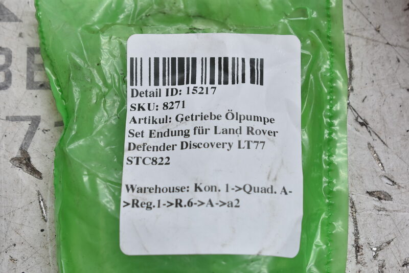 Getriebe Ölpumpe Set Endung für Land Rover Defender Discovery LT77 STC822 Bild 3