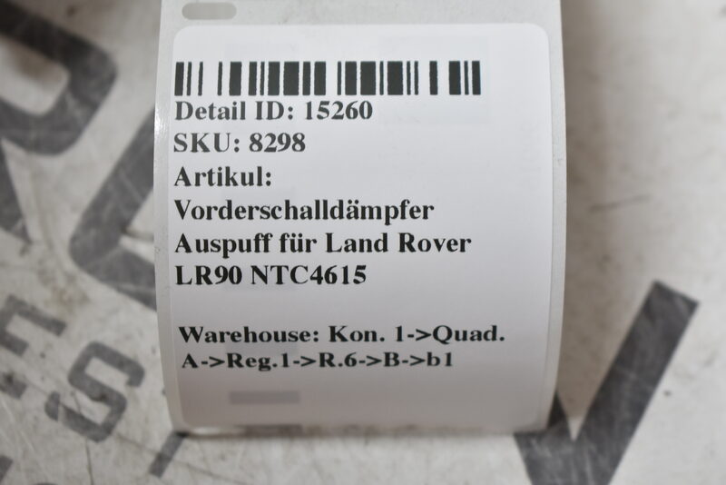 Vorderschalldämpfer Auspuff für Land Rover LR90 NTC4615 Bild 5