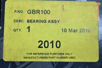 Vorder- oder Hinterradnabenlager für Range Rover P38 95-02 GBR100 Bild 3