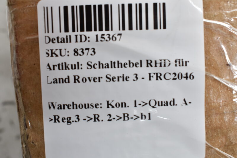 Schalthebel RHD für Land Rover Serie 3 - FRC2046 Bild 7
