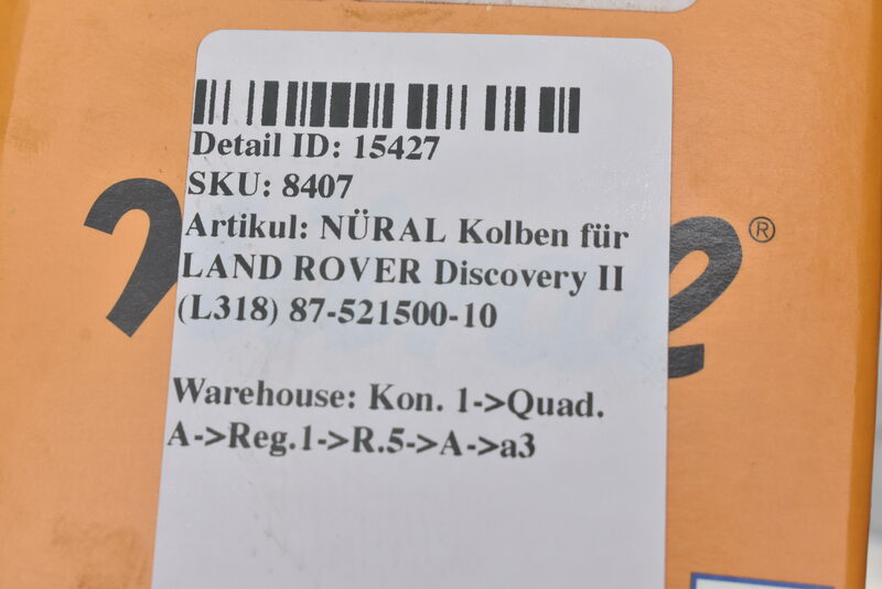 NÜRAL Kolben für LAND ROVER Discovery II (L318) 87-521500-10 Bild 7