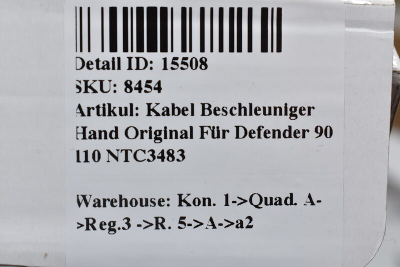 Kabel Beschleuniger Hand Original Für Defender 90 110 NTC3483 Bild 6
