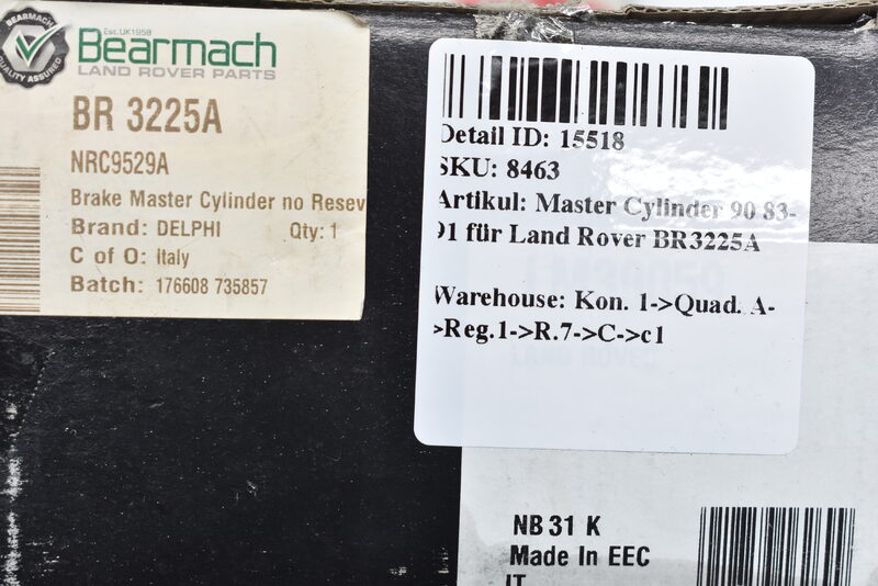 Hauptbremscylinder 90 83-91 für Land Rover BR3225A Bild 5