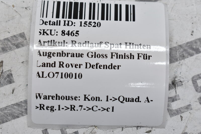 Radlauf Spat Hinten Augenbraue Gloss Finish Für Land Rover Defender ALO710010 Bild 3