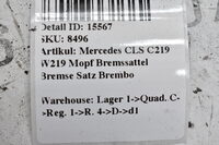 Mercedes CLS C219 W219 E W211 SL R230 Mopf  Bremssattel Bremse Satz Brembo Bild 5