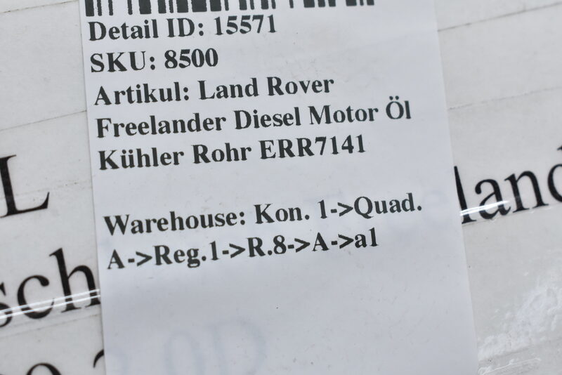 Land Rover Freelander  Diesel Motor Öl Kühler Rohr ERR7141 Bild 6