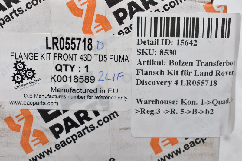 Bolzen Transferbox Flansch Kit für Land Rover Discovery 4 LR055718 Bild 5