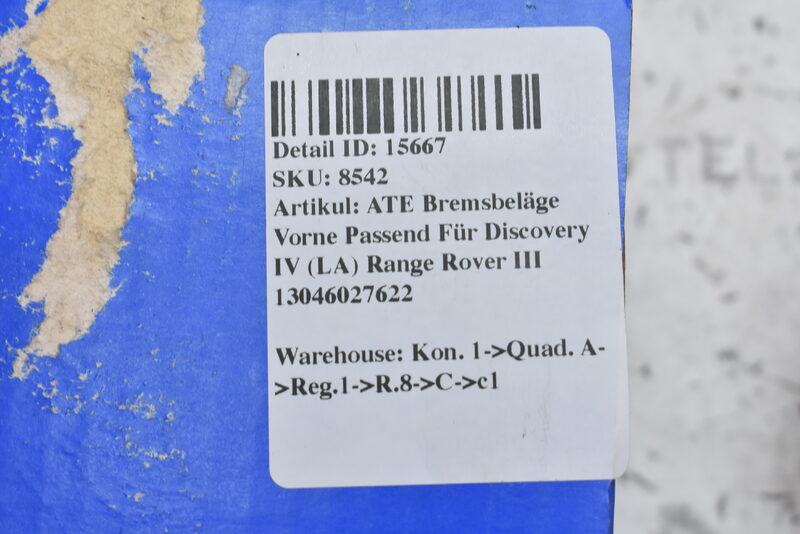 ATE Bremsbeläge Vorne Passend Für Discovery IV (LA) Range Rover III 13046027622 Bild 5