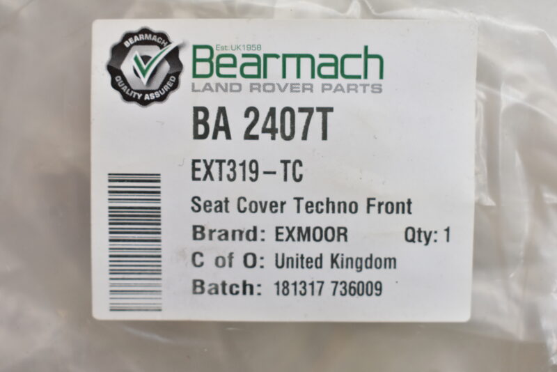 Vordere äußere Sitzrückenbezug für Land Rover 90/110 <2007 EXT319 Bild 5