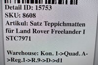 Satz Teppichmatten für Land Rover Freelander I STC7971 Bild 8