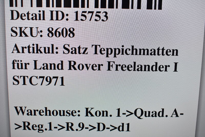 Satz Teppichmatten für Land Rover Freelander I STC7971 Bild 8
