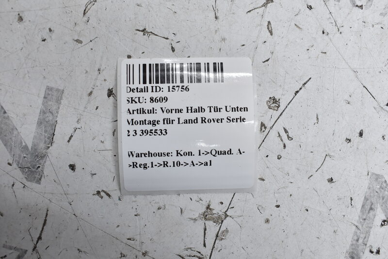 Vorne Halb Tür Unten Montage für Land Rover Serie 2 3 395533 Bild 5