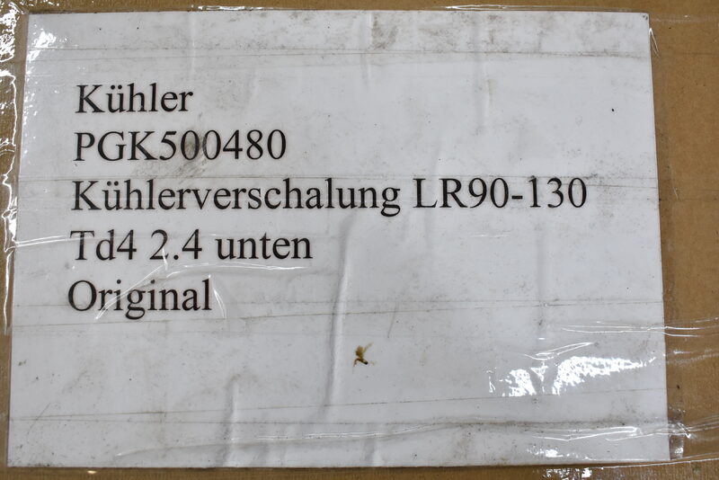 Land Rover90-130 Td4 2.4 unten Kühlerverschalung  PGK500480 Bild 5