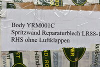 Spritzwand  Reparaturblech LR88-130 RHS ohne Luftklappen YRM001C Bild 5