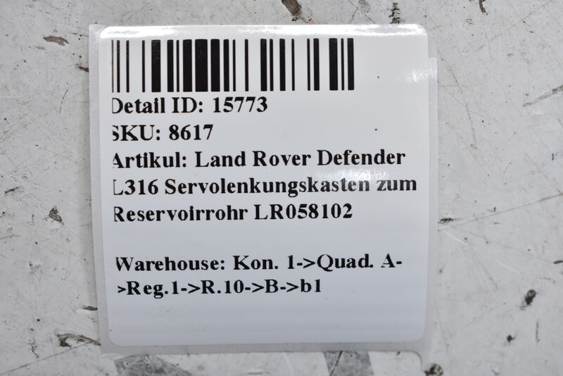 Land Rover Defender L316 Servolenkungskasten zum Reservoirrohr LR058102 Bild 4
