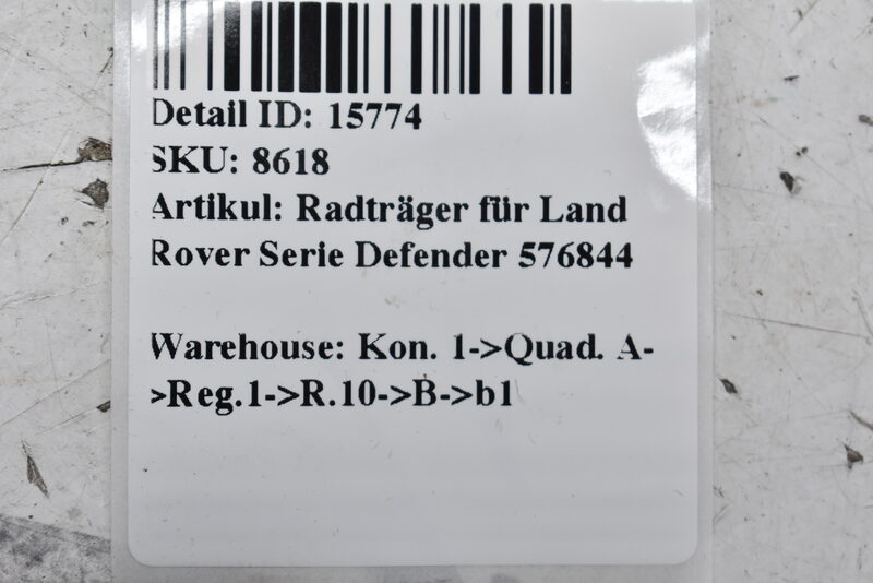 Radträger für Land Rover Serie Defender 576844 Bild 6